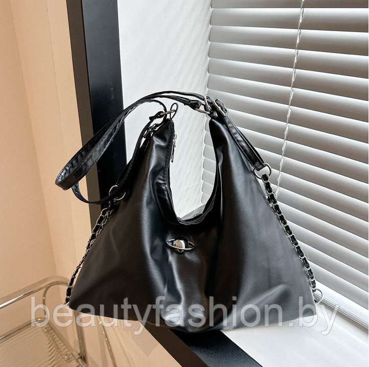 Сумка-рюкзак женская модель 843 (черный) - фото 5 - id-p223541203