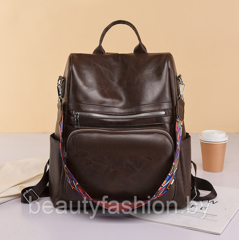 Рюкзак модель 855 (коричневый) - фото 4 - id-p223541249