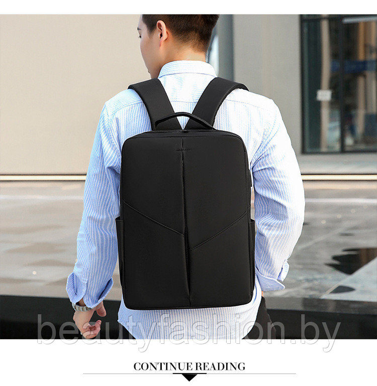 Набор рюкзак + сумки модель 814 (черный) - фото 3 - id-p223541268