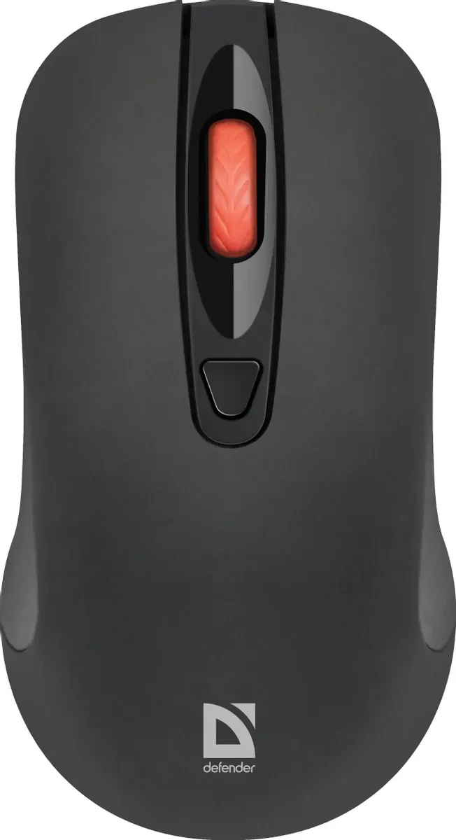 Мышь беспроводная Defender Nexus MS-195 800-1600dpi Черная 52195 - фото 2 - id-p223513231
