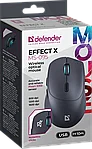 Мышь беспроводная Defender effect X MS-095 800-1600dpi Черная 52095