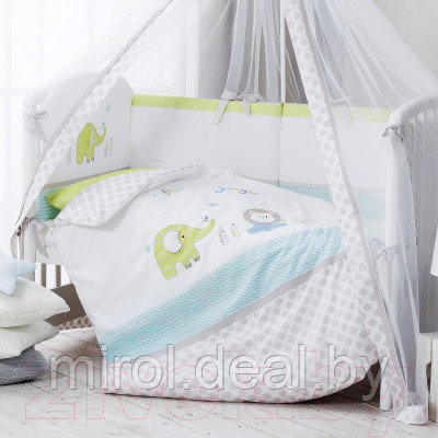 Комплект постельный для малышей Perina Джунгли / ДЖ7-01.1 - фото 1 - id-p223541443