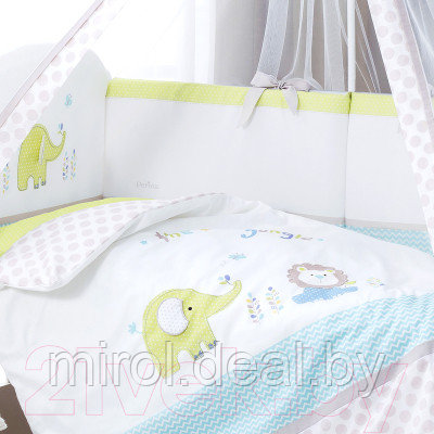 Комплект постельный для малышей Perina Джунгли / ДЖ7-01.1 - фото 3 - id-p223541443