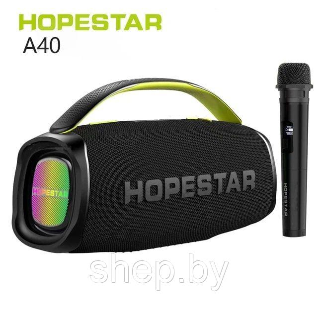 Беспроводная портативная колонка HOPESTAR A40 с беспроводным микрофоном Цвет: есть выбор - фото 2 - id-p223541655