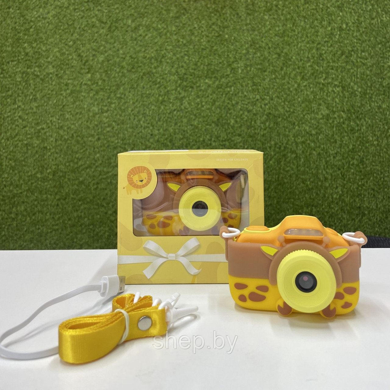 Детский цифровой фотоаппарат Kids Cam YT006-YRZ жираф - фото 3 - id-p223541663