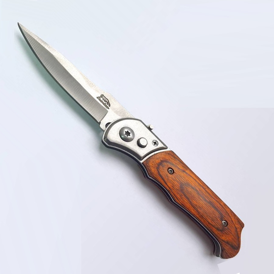 Нож складной в чехле под дерево 20 см - фото 1 - id-p223541801