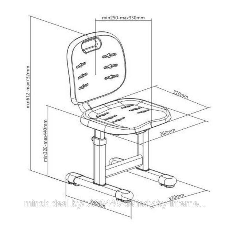 Комплект растущей мебели SmarE603+Smart A311 - фото 6 - id-p223541816