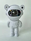 Светильник музыкальная колонка ночник проектор звездного неба Космонавт, фото 9