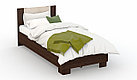 Кровать "Аврора" 120*200 с основанием венге/дуб молочный, фото 2