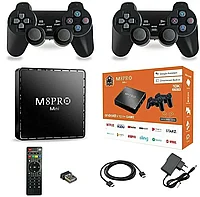 Игровая приставка 2 в 1 Game Box M8 Pro mini 10K ULTRA HD и Android TV 12.1