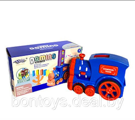 Развивающая детская игрушка Паровоз-домино - фото 1 - id-p223545583