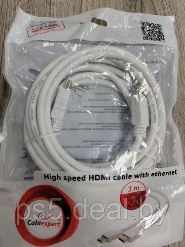 Sony Кабель HDMI Cableexpert для PlayStation 4 на 3 метра version 2.0 (белый) - фото 1 - id-p223545619