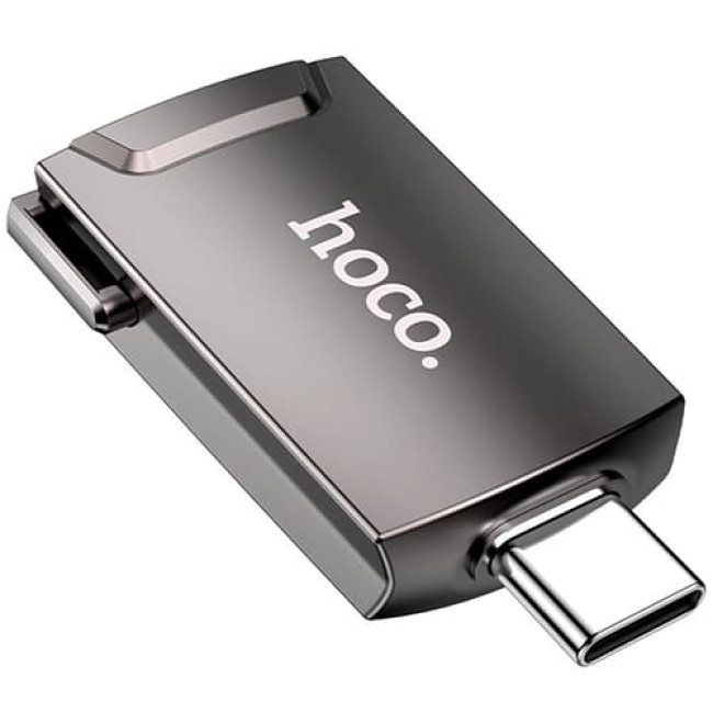 Адаптер Hoco UA19 USB Type-C - HDMI Металлик - фото 4 - id-p223545631