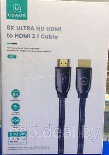 Sony Кабель HDMI 8K ULTRA на 2 метра для PlayStation 5 от Usams - фото 1 - id-p223545624