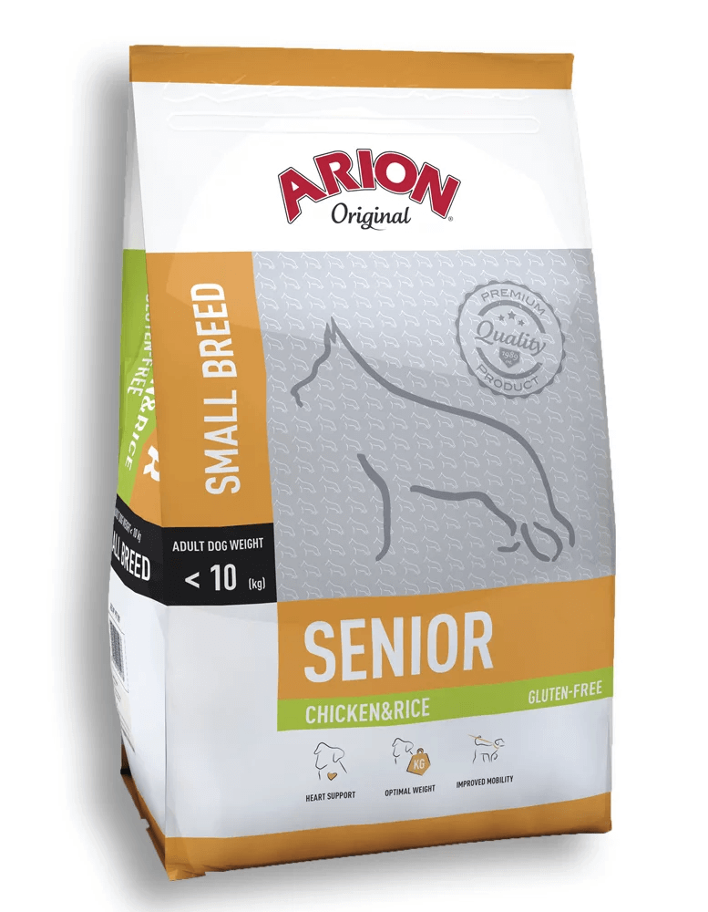 ARION Original Senior Small Breed (цыплёнок с рисом), 7,5 кг - фото 1 - id-p223547546