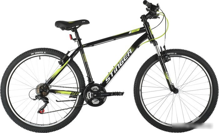 Велосипед Stinger Caiman 26 р.14 2021 (черный) - фото 1 - id-p223547734