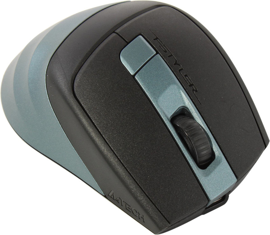 Манипулятор A4Tech FSTYLER Wireless&Bluetooth Optical Mouse FB35C MidnightGreen (RTL) USB 6btn+Roll - фото 1 - id-p212713339