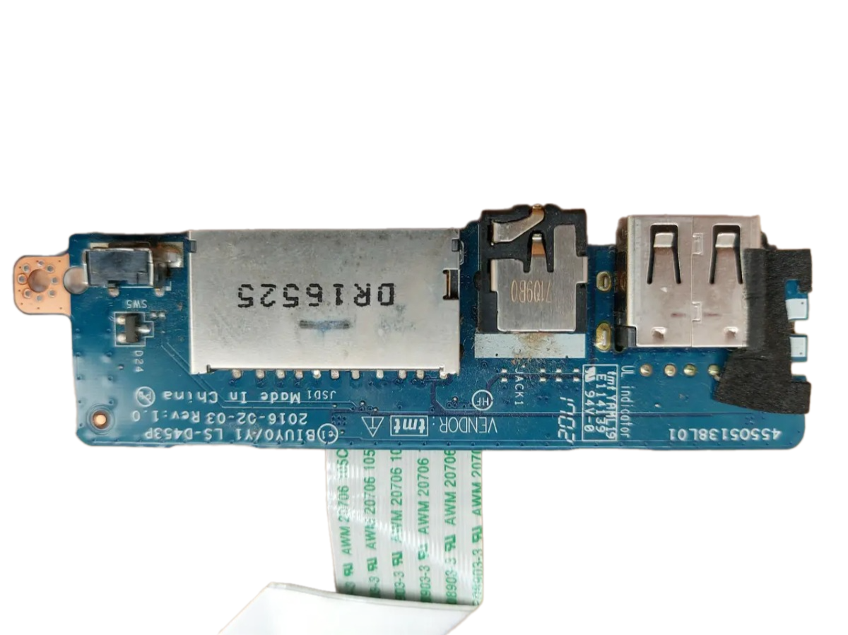 Плата USB Lenovo Yoga 510-15 со шлейфом (с разбора) - фото 1 - id-p219690071