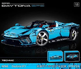 Конструктор Техник Ferrari Daytona W966 3778дет.