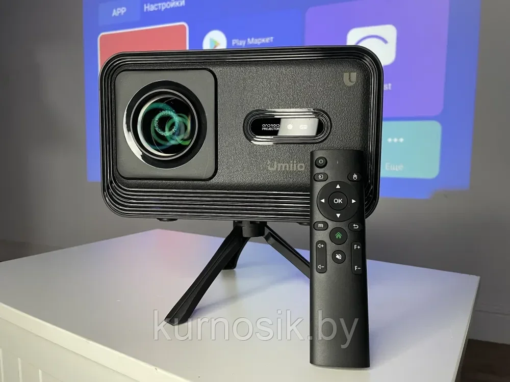 Портативный проектор Umiio U8 Pro 4K Full HD 6 Гбайт ОЗУ