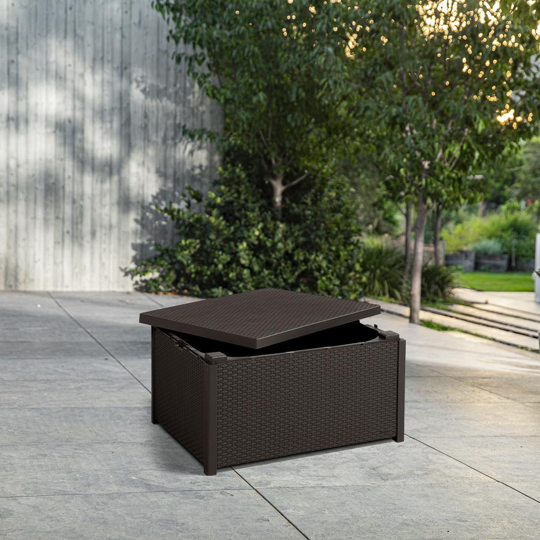 Стол-сундук Арика (Arica storage table, коричневый) - фото 4 - id-p223556198