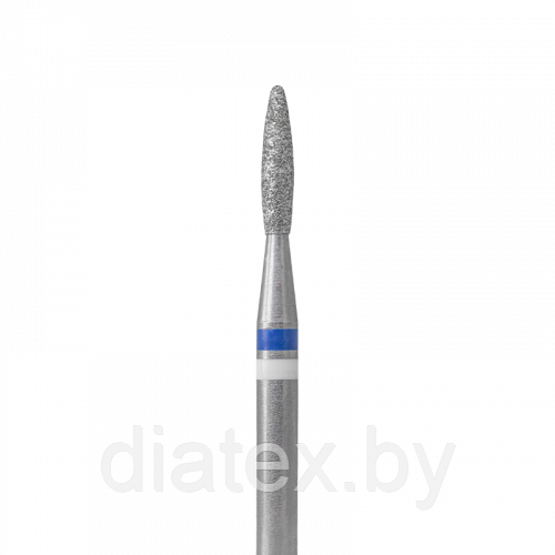 Тайфун, Алмазная фреза с Жемчугом (пламя закругленное), D1,8, L080 средняя, 866.104.263.080.018
