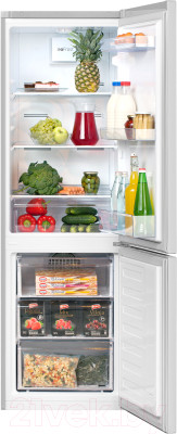 Холодильник с морозильником Beko RCNK270K20S - фото 3 - id-p223558720