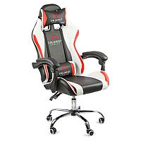 Офисное кресло Calviano ASTI ULTIMATO black/white/red (с вибромассажем)