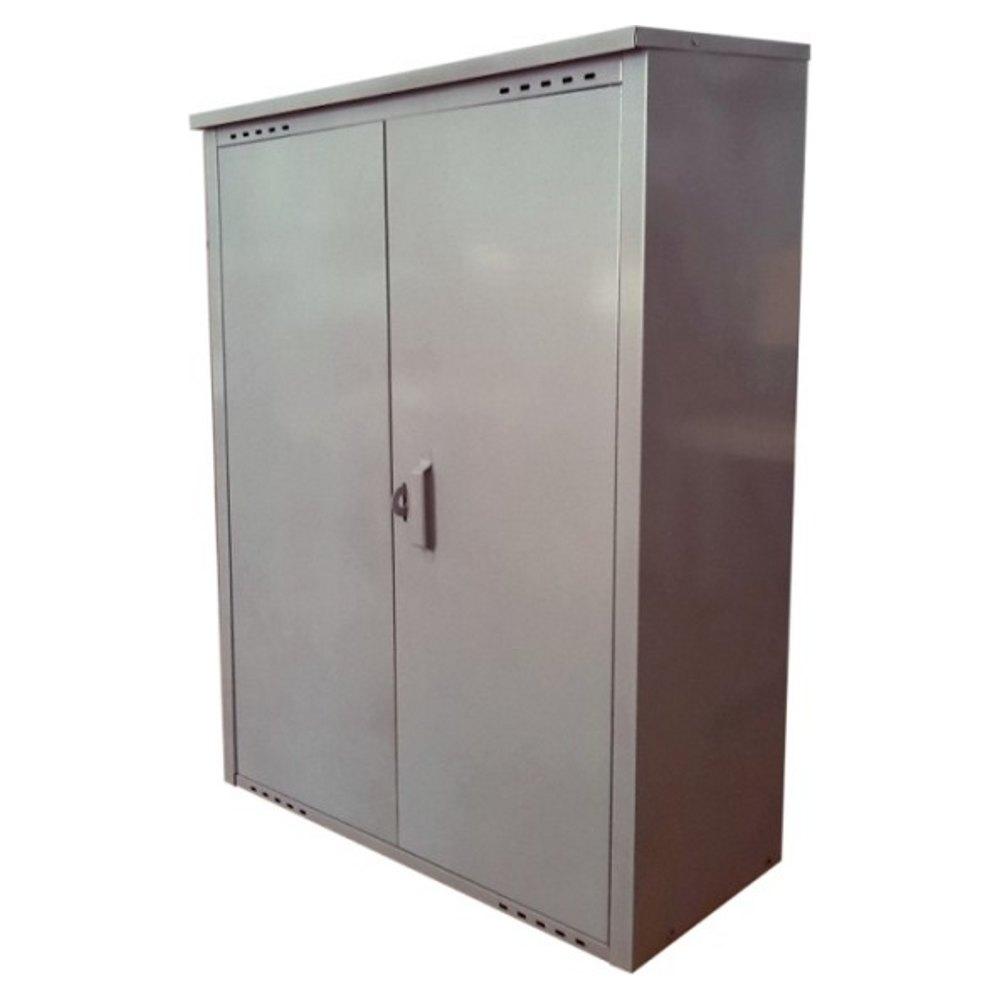 Шкаф газовый на 2 баллона (серый) - фото 1 - id-p223560496