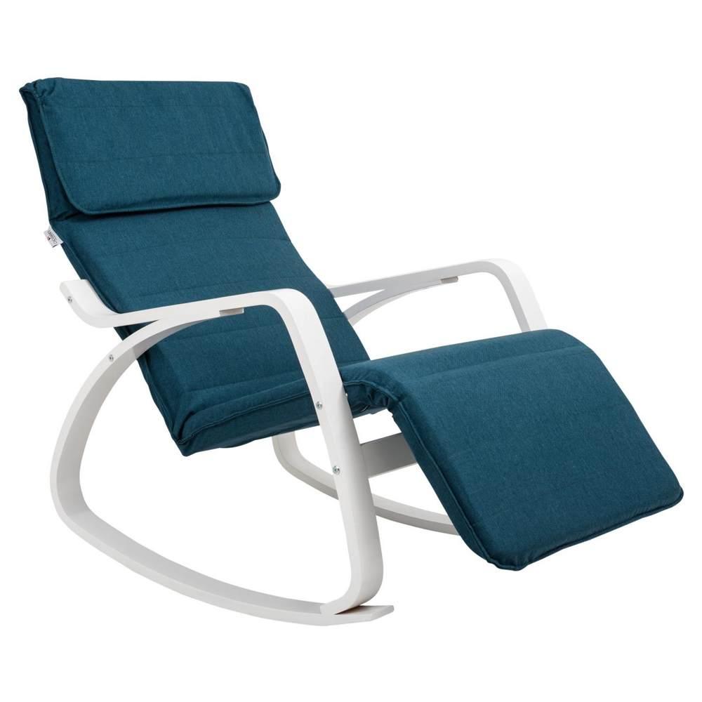 Кресло-качалка Calviano Relax 1106 синее - фото 1 - id-p223563461