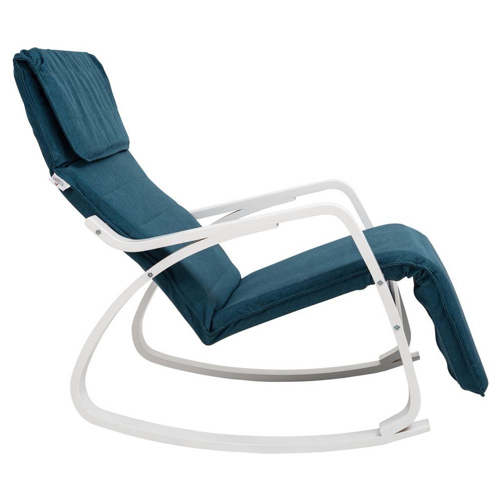 Кресло-качалка Calviano Relax 1106 синее - фото 2 - id-p223563461