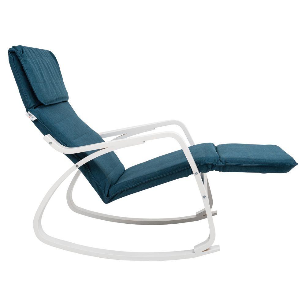 Кресло-качалка Calviano Relax 1106 синее - фото 3 - id-p223563461