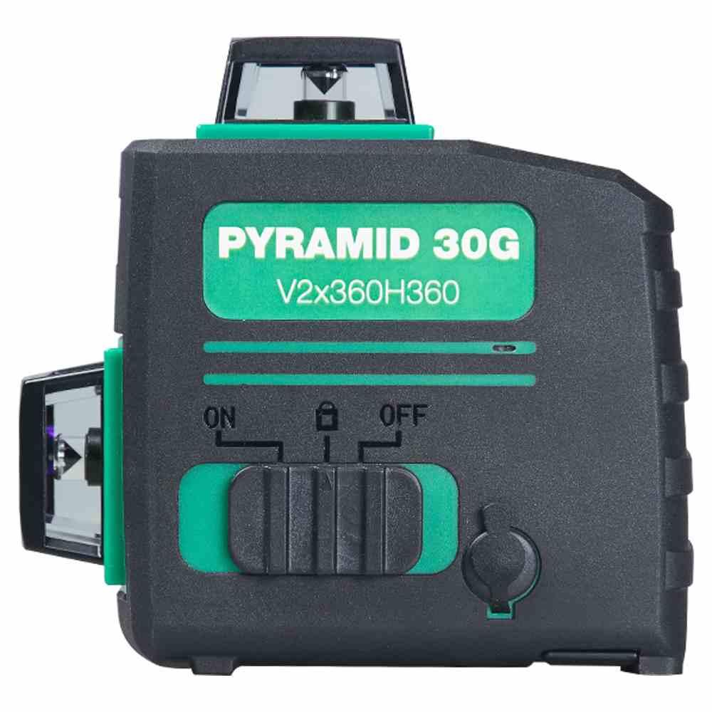 Нивелир лазерный FUBAG Pyramid 30G V2х360H360 3D (зеленый луч) - фото 3 - id-p223563615