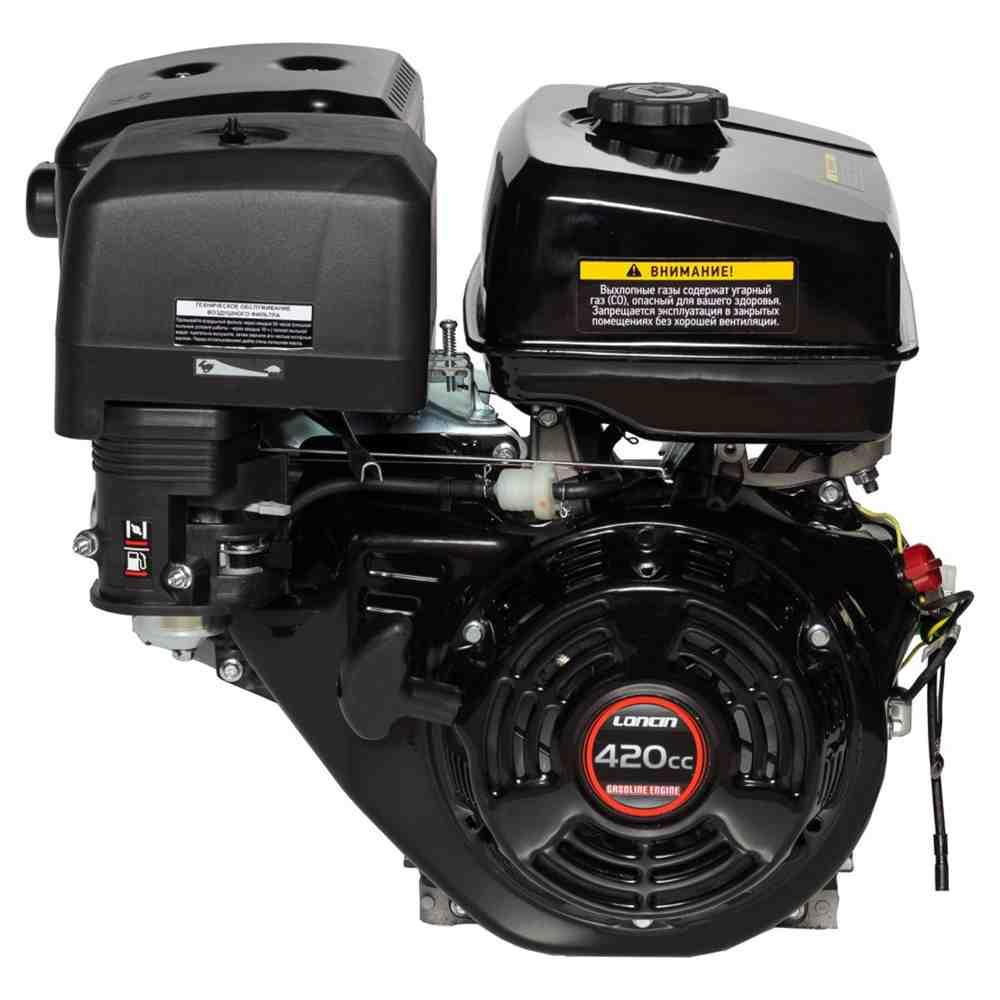 Бензиновый двигатель Loncin G420F (шпоночный) - фото 1 - id-p223563746