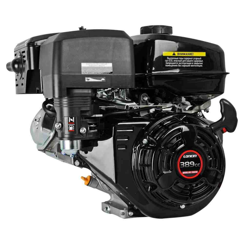 Бензиновый двигатель Loncin G390F (шлицевой) - фото 1 - id-p223563747