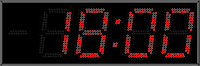Светодиодные часы-термометр