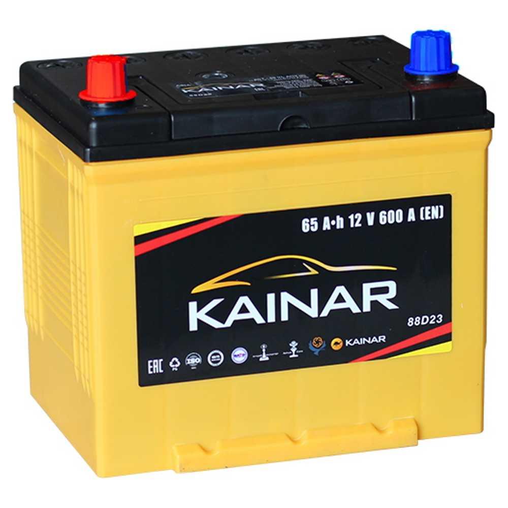 Автомобильный аккумулятор Kainar Asia 65 JL (65Ah) с бортом - фото 1 - id-p223564791