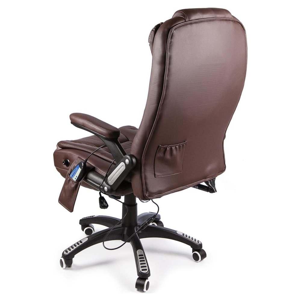 Вибромассажное офисное кресло Calviano Veroni 53 (коричневое) - фото 2 - id-p223564846
