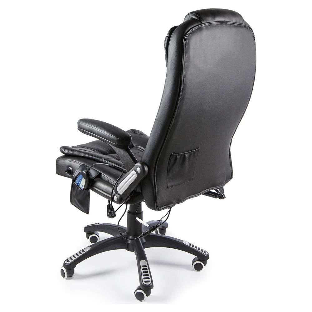 Вибромассажное офисное кресло Calviano Veroni 54 (черное) - фото 2 - id-p223564847