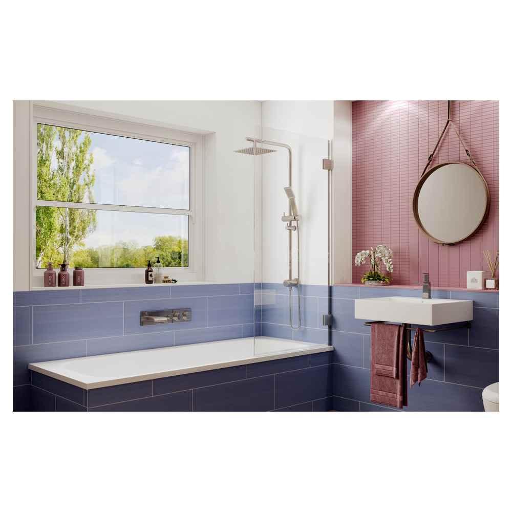 Стеклянная шторка на ванну Ambassador Bath Screens 16041101 (70 см) - фото 2 - id-p223564859