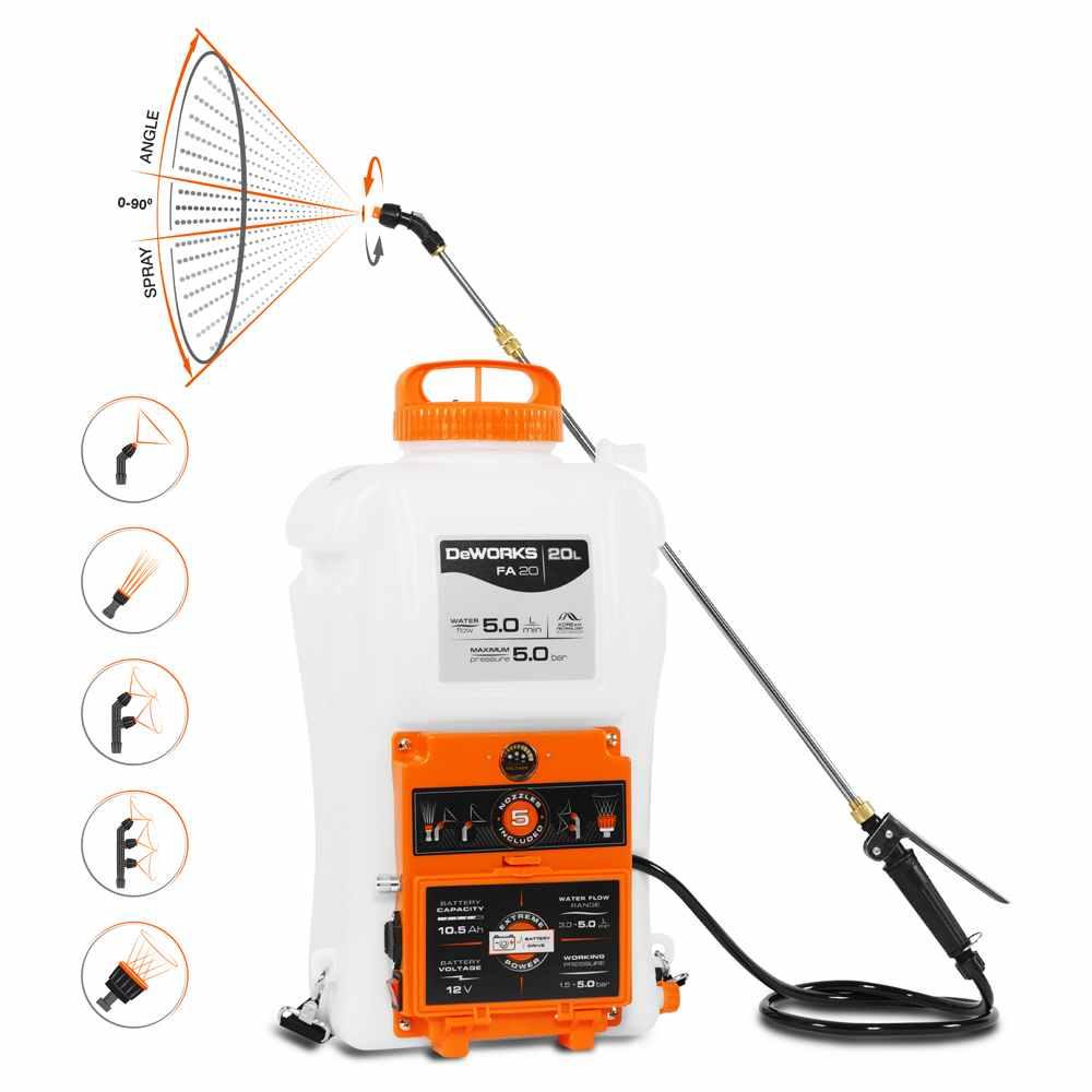 Опрыскиватель аккумуляторный DeWORKS FA 20