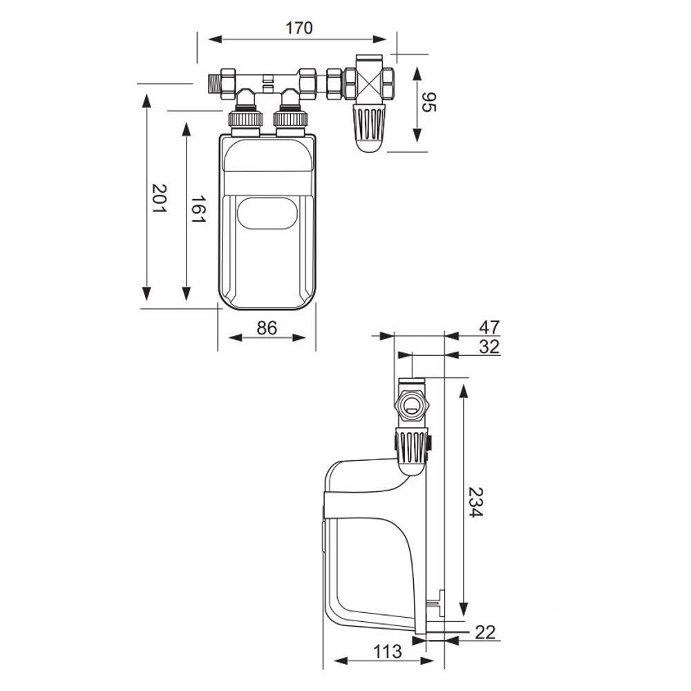 Проточный водонагреватель DAFI X4 5.5 кВт - фото 2 - id-p223561220