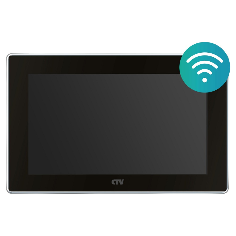 Видеодомофон CTV-M5701 Wi-Fi (черный) - фото 1 - id-p223565159