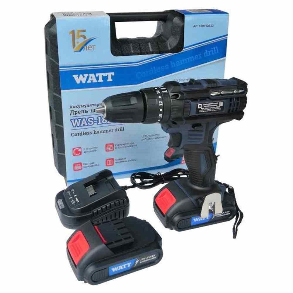 Ударный шуруповерт Watt WAS-18Li-3 (ударный) - фото 4 - id-p223564183