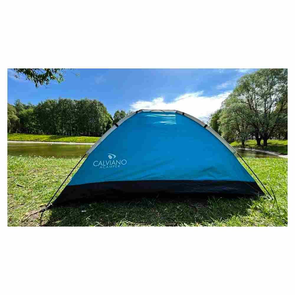 Палатка туристическая Сalviano ACAMPER Domepack 2 (turquoise) - фото 2 - id-p223564187