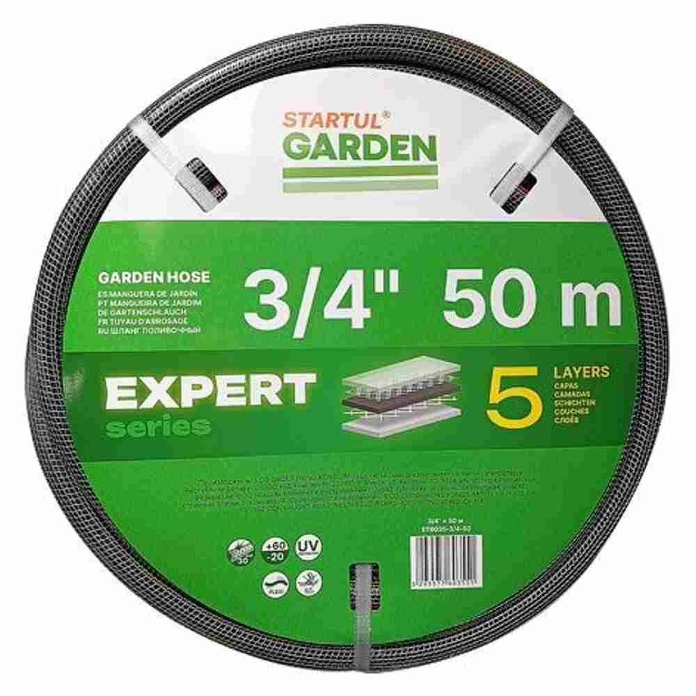 Шланг поливочный армированный 3/4" 50м STARTUL GARDEN EXPERT (ST6035-3/4-50) (5 слоев) - фото 1 - id-p223564250