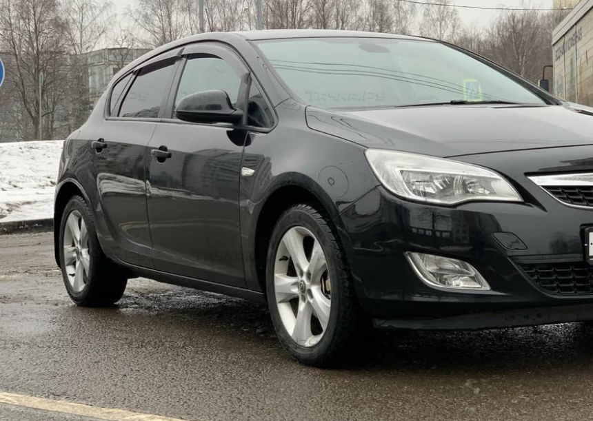 Дефлекторы боковых окон для Opel Astra J хэтчбек (2010-2018) № O11710