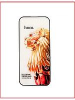 Защитное стекло Hoco G10 HD для Apple Iphone 15 pro max черный (полная проклейка)