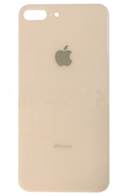 Задняя крышка для Apple iPhone 8G Plus (широкое отверстие под камеру), золотая