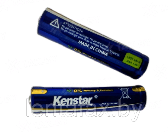 Батарейка Алкалиновая  KenStar LR03/AAA bulk 1 шт, Китай. Цена без учета НДС 20%
